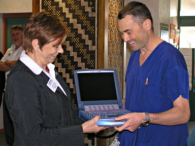 MicroMaxx Ultrasound handover to Waikato Hospital